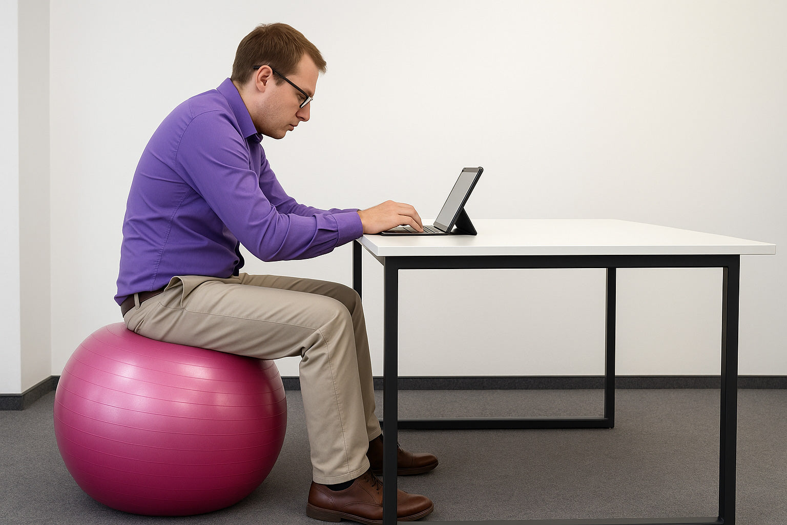 The Surprising Downsides of Swapping Your Office Chair for a Yoga Ball