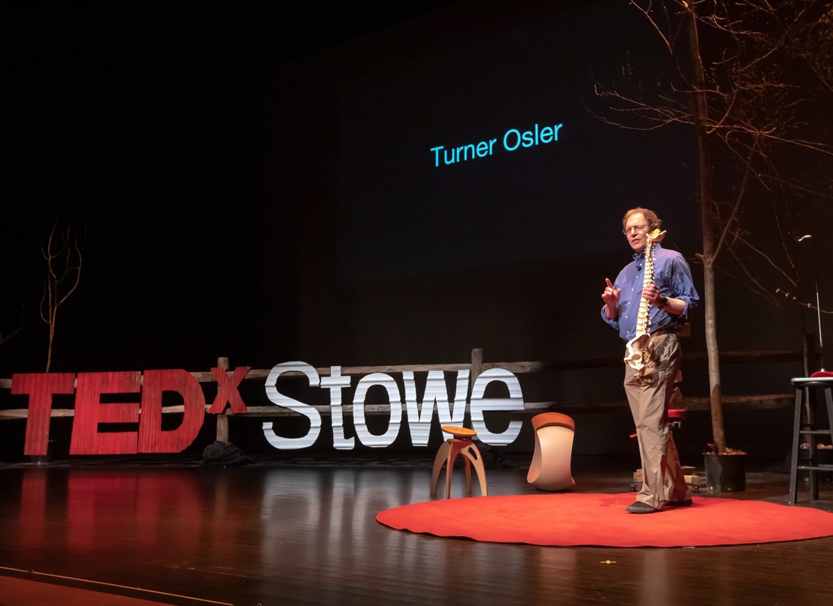 Dr. Turner Osler TEDx Stowe Vermont Active Sitting
