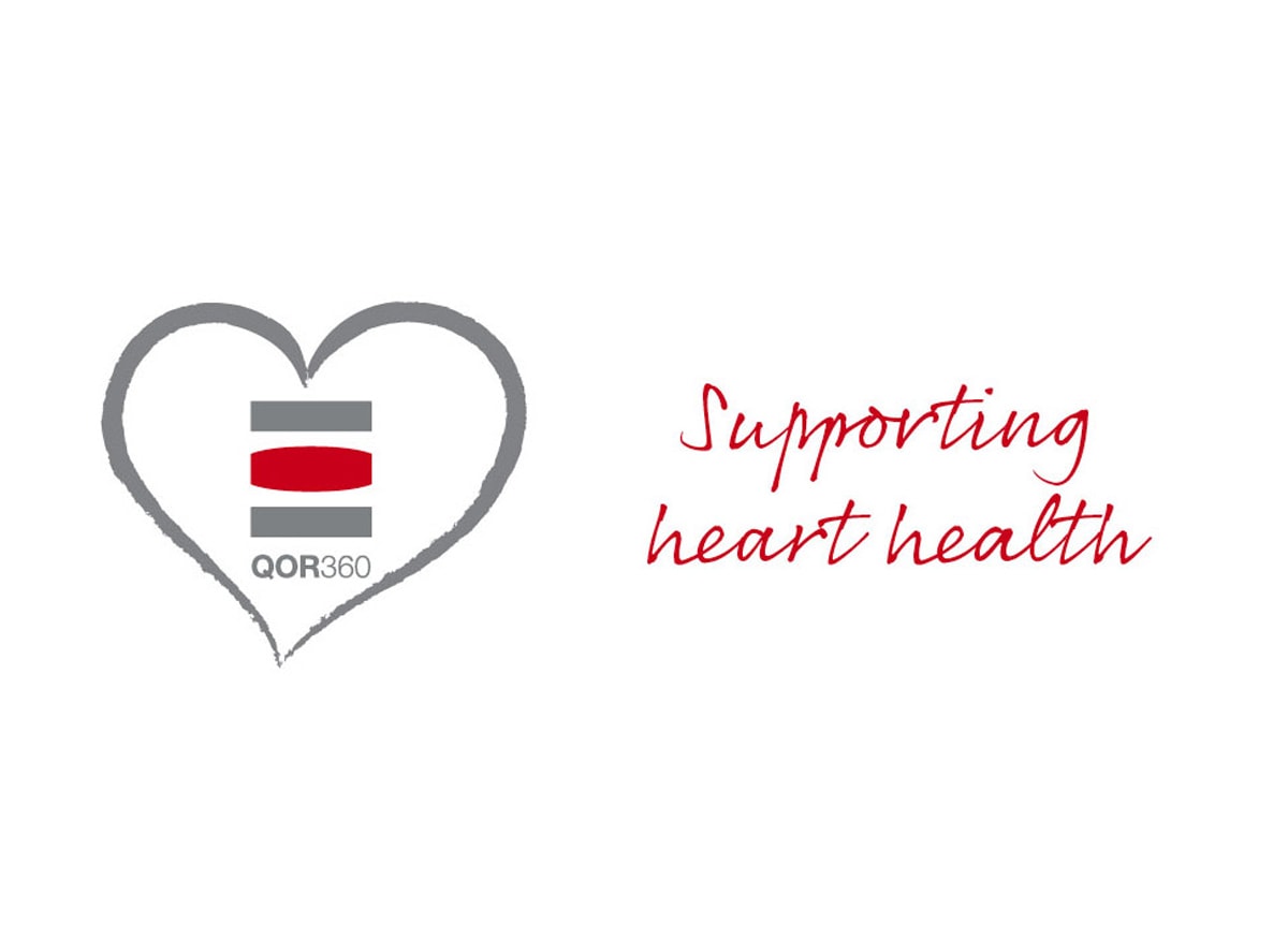QOR360 sit for heart health logo