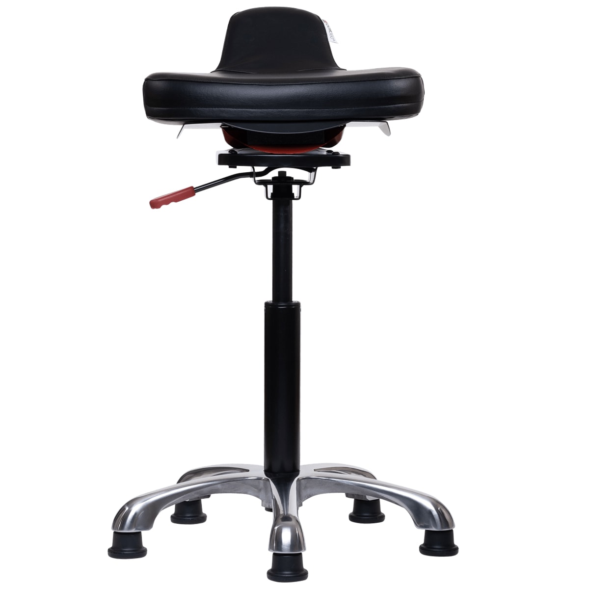 ariel 2.0 active chair pictured in black performance vegan leather